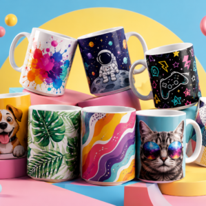 Taza blanca personalizada
