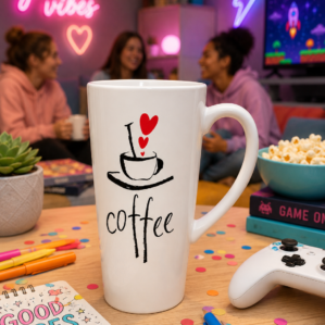 Taza cónica alta